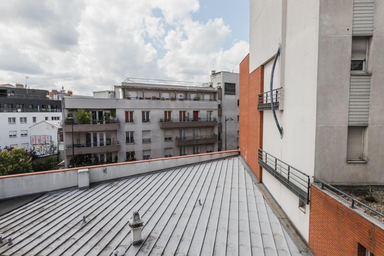 Bright Atypical Duplex In Menilmontant Apartment Paris Exterior photo